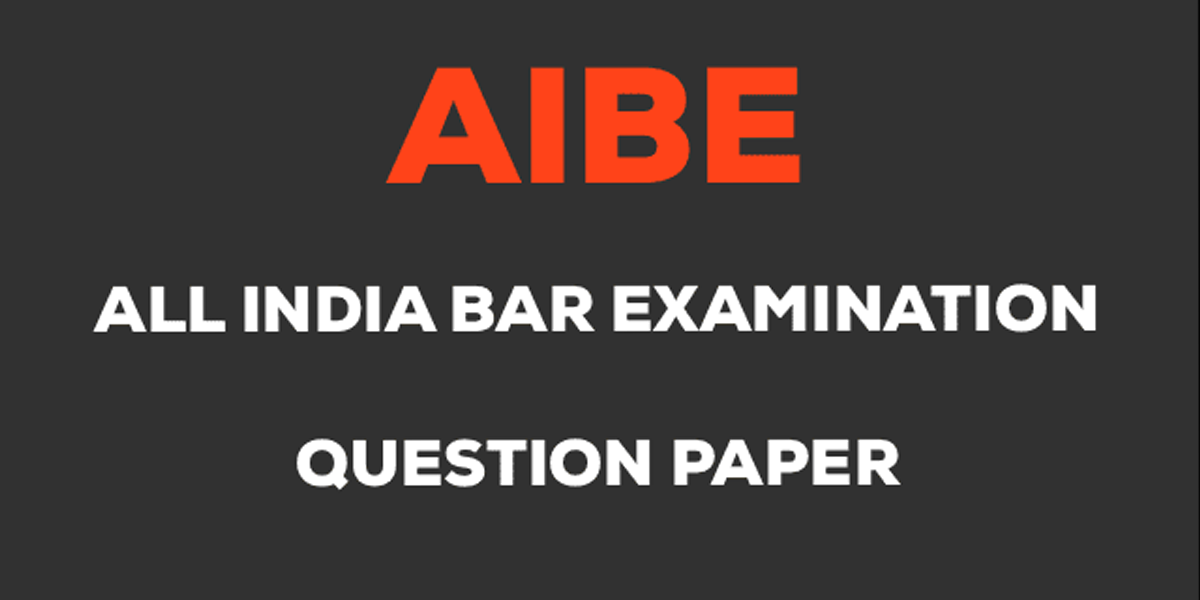 AIBE Past Examination Papers